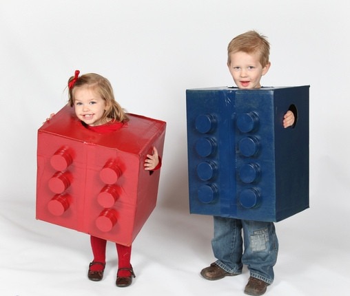 lego blocks costume