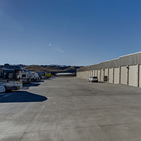 colorado springs self storage with wide drives for easy access